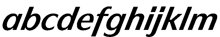 HD Sans Medium Slanted FONT