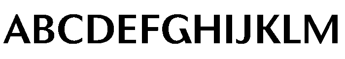 HD Sans Medium Font UPPERCASE