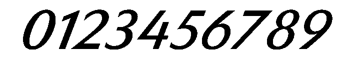 HD Sans Regular Slanted Font OTHER CHARS