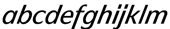 HD Sans Regular Slanted FONT