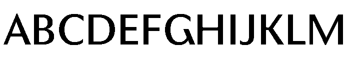 HD Sans Regular Font UPPERCASE