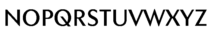 HD Sans Regular Font UPPERCASE