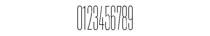 HeadingCompressed 11Thin Font OTHER CHARS