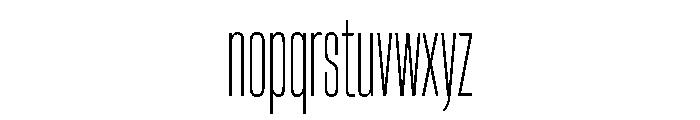 HeadingCompressed 12Light Font LOWERCASE