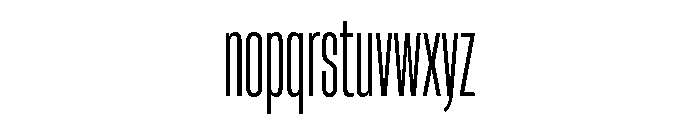 HeadingCompressed 13Book Font LOWERCASE
