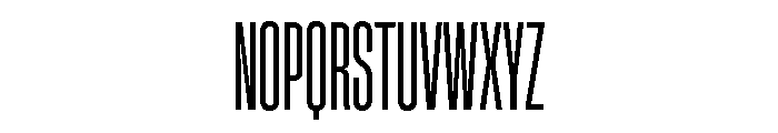 HeadingCompressed 14Regular Font UPPERCASE