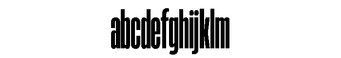 HeadingCompressed 17XBold FONT