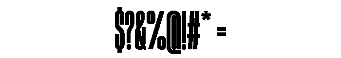 HeadingCompressed 18Heavy Font OTHER CHARS