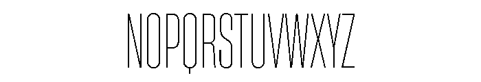 HeadingCondensed 21Thin Font UPPERCASE