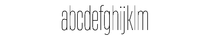 HeadingCondensed 21Thin FONT