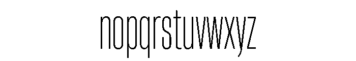 HeadingCondensed 22Light Font LOWERCASE