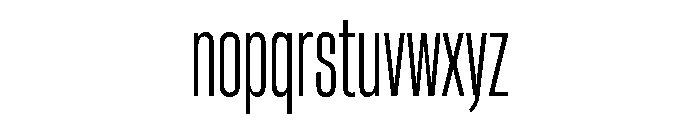 HeadingCondensed 23Book Font LOWERCASE