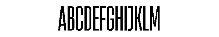 HeadingCondensed 24Regular Font UPPERCASE