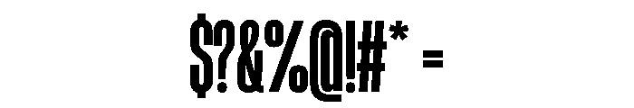 HeadingCondensed 26Bold Font OTHER CHARS