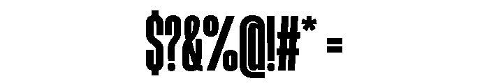 HeadingCondensed 27XBold Font OTHER CHARS