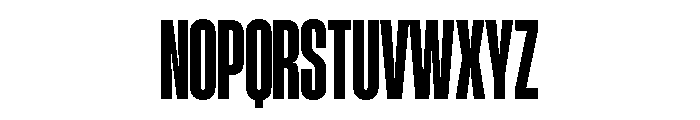 HeadingCondensed 27XBold Font UPPERCASE