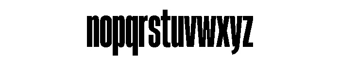 HeadingCondensed 27XBold Font LOWERCASE