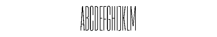 HeadingUltracompressed 02Light Font UPPERCASE