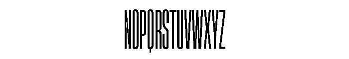 HeadingUltracompressed 04Regular Font UPPERCASE