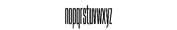 HeadingUltracompressed 04Regular Font LOWERCASE