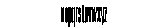 HeadingUltracompressed 07XBold Font LOWERCASE