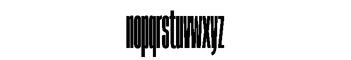 HeadingUltracompressed 08Heavy Font LOWERCASE