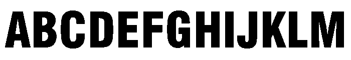 Helvetica Neue Extra Bold Font UPPERCASE