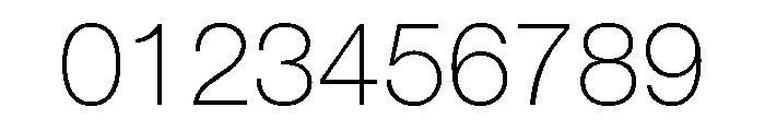 Helvetica Neue Extra Light Font OTHER CHARS