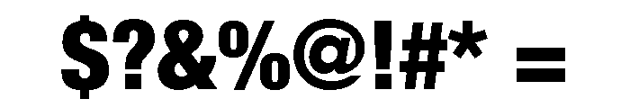 Helvetica Neue Heavy Font OTHER CHARS