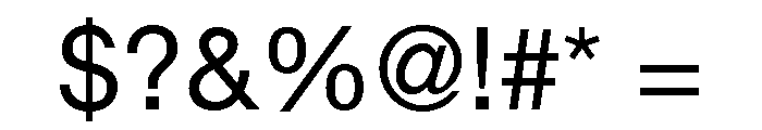 Helvetica Neue Regular Font OTHER CHARS