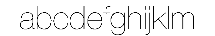 Helvetica Neue Thin FONT