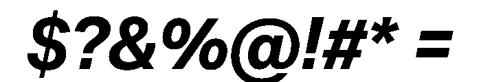 Helvetica Neue World Bold Italic Font OTHER CHARS