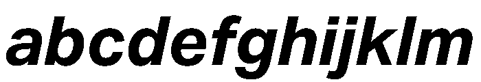 Helvetica Neue World Bold Italic FONT