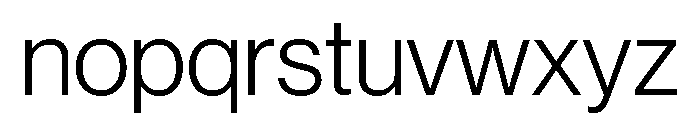 Helvetica Neue World Regular Font LOWERCASE