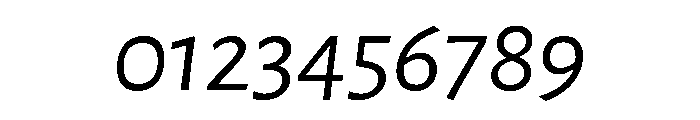 Herculanum Italic Font OTHER CHARS