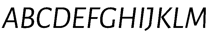 Herculanum Italic Font UPPERCASE