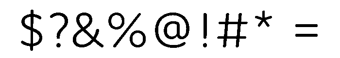 Herculanum Light Font OTHER CHARS
