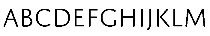 Herculanum Light Font UPPERCASE