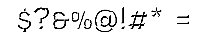 Herculanum Medium Font OTHER CHARS
