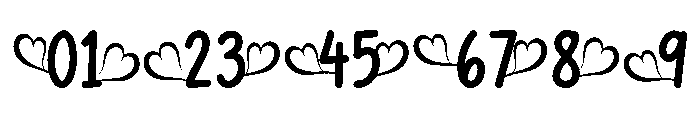HEART IVY Regular Font OTHER CHARS