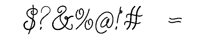 HEART WHISPER Font OTHER CHARS