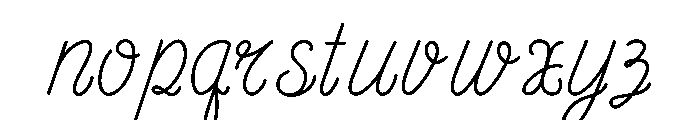 HEART WHISPER Font LOWERCASE