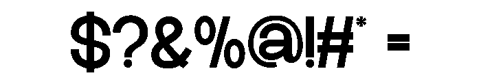 HEBRA-Regular Font OTHER CHARS