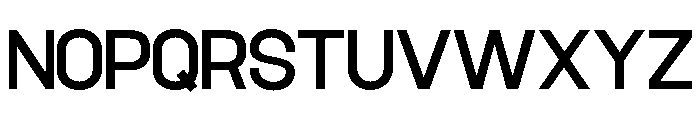 HEBRA-Regular Font UPPERCASE