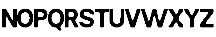 HELGROM BLUR-Regular Font UPPERCASE