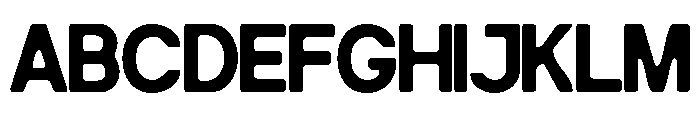 HELGROM BLUR Font UPPERCASE