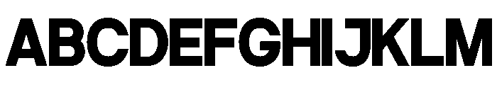 HELGROMREGULAR-Regular Font UPPERCASE