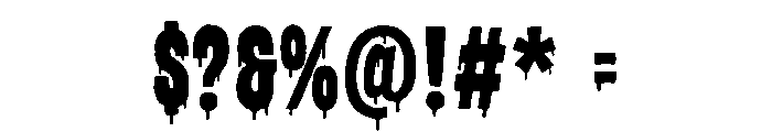 HELLBUMPS Base Font OTHER CHARS