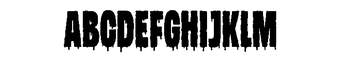 HELLBUMPS Base Font UPPERCASE