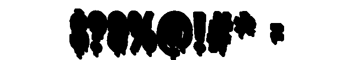 HELLBUMPS Shadow Font OTHER CHARS
